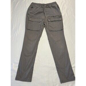 PacSun Cargo Jogger Pants Cotton Drawstring Casual Streetwear Gray Mens Small